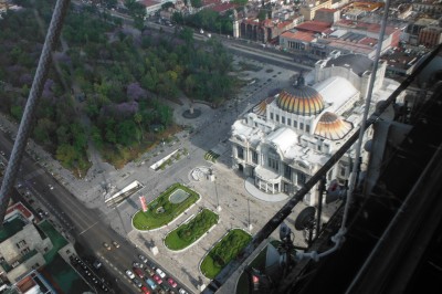 Plaza Bellas Artes von oben.